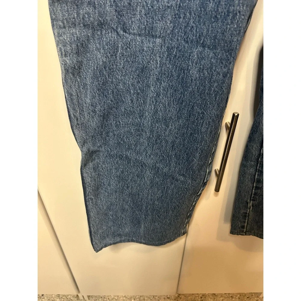 Vintage Edwin Jeans‎ Blue Denim High Waisted Straight Leg Rare Button Fly Medium